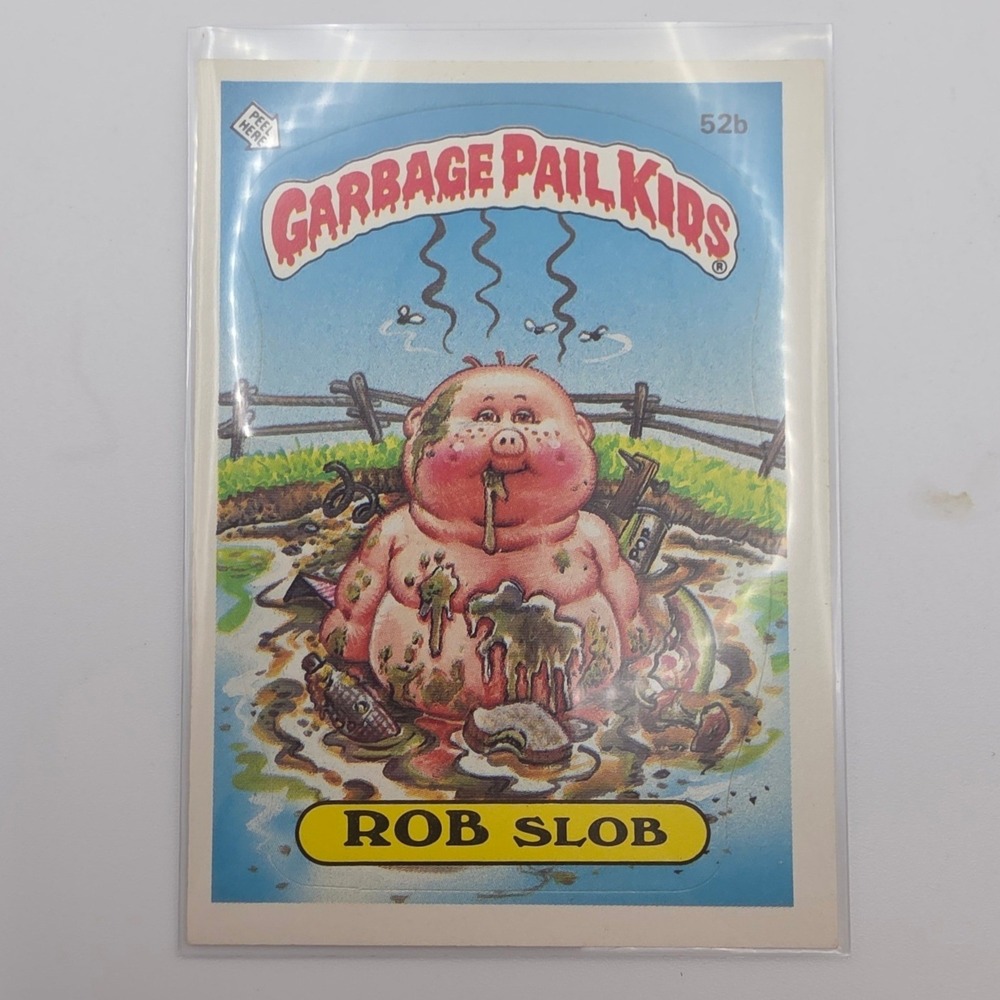 Topps Garbage Pail Kids OS2 Rob Slob 52b Blue Fair 1985 Series 2